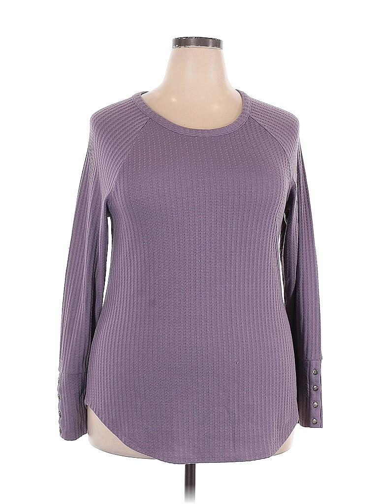 Chaser Purple Long Sleeve T-Shirt Size XXL - photo 1