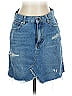 We the Free 100% Cotton Blue Denim Skirt Size 26 waist - photo 1