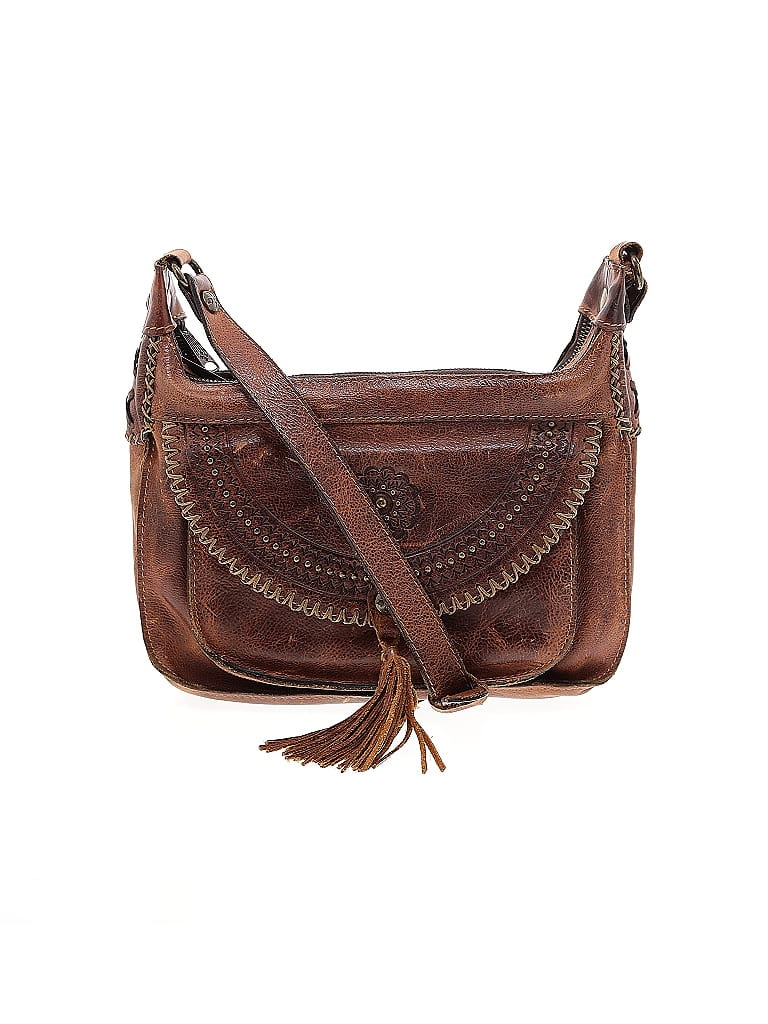 Patricia Nash 100% Leather Brown Leather Crossbody Bag One size - photo 1