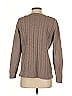 L.L.Bean 100% Cotton Chevron-herringbone Brown Pullover Sweater Size M - photo 2