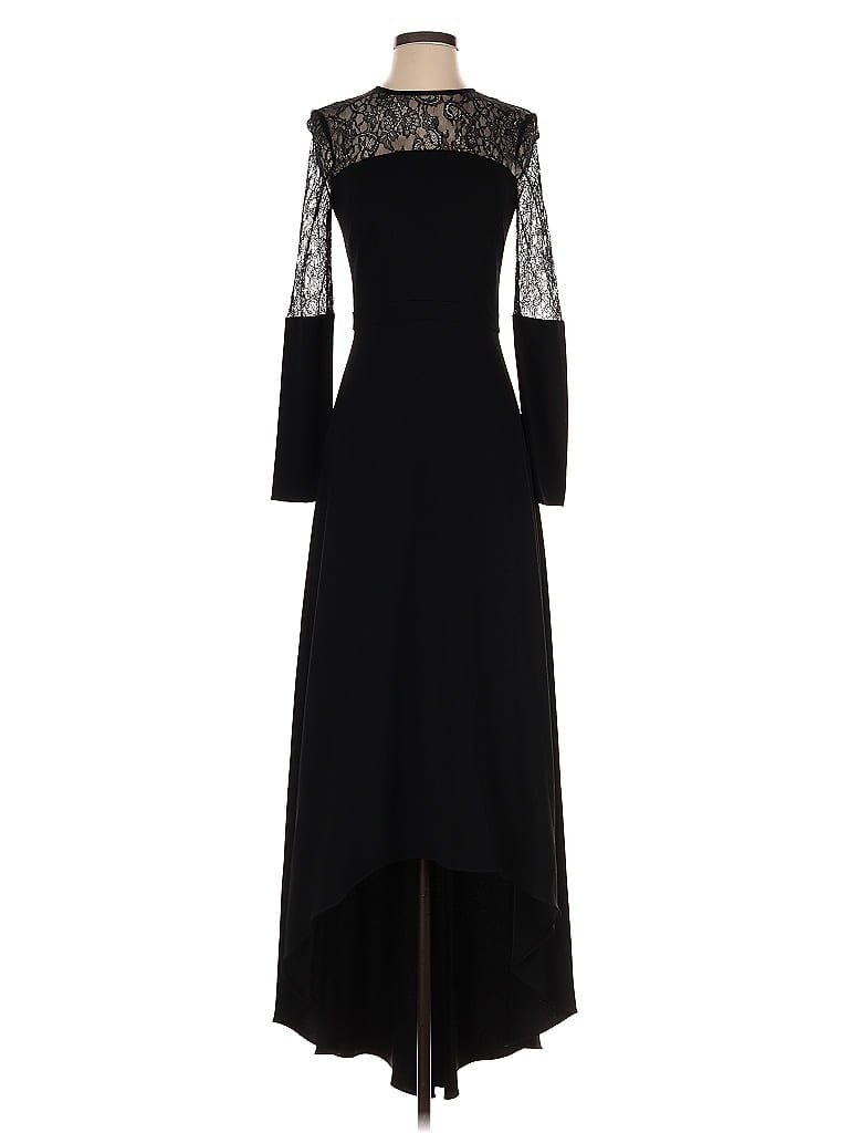 ML Monique Lhuillier Black Cocktail Dress Size 2 - photo 1