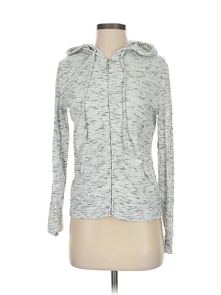 Pre-owned Old Navy Zip Up Hoodie In Gray