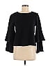 Eri + Ali Black 3/4 Sleeve Top Size M - photo 1