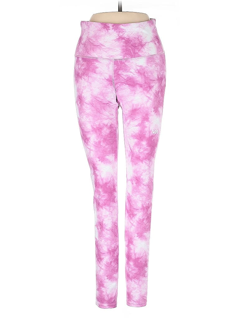 RVCA Tie-dye Pink Active Pants Size S - photo 1