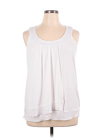 Ashley Blue Sleeveless Blouse (view 1)