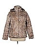 Obermeyer 100% Polyester Animal Print Brown Tan Snow Jacket Size 16 - photo 1