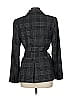 Ann Taylor 100% Polyester Plaid Gray Blazer Size 8 - photo 2