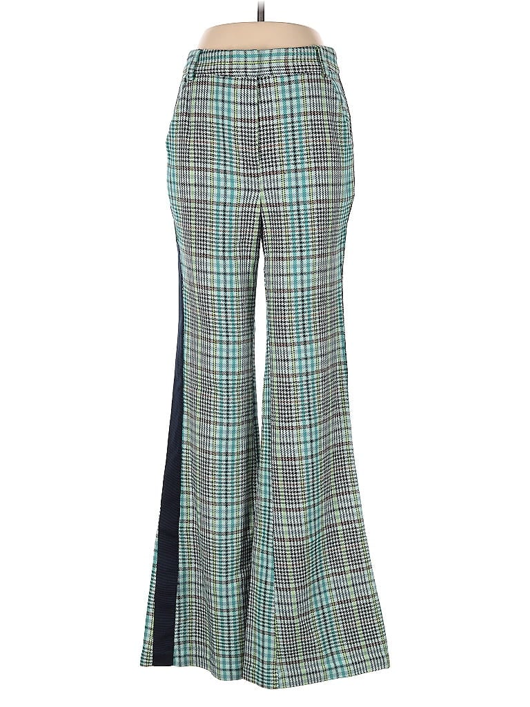 Tanya Taylor Plaid Green Dress Pants Size 4 - photo 1