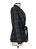 Ann Taylor 100% Polyester Plaid Gray Blazer Size 8 - photo 4