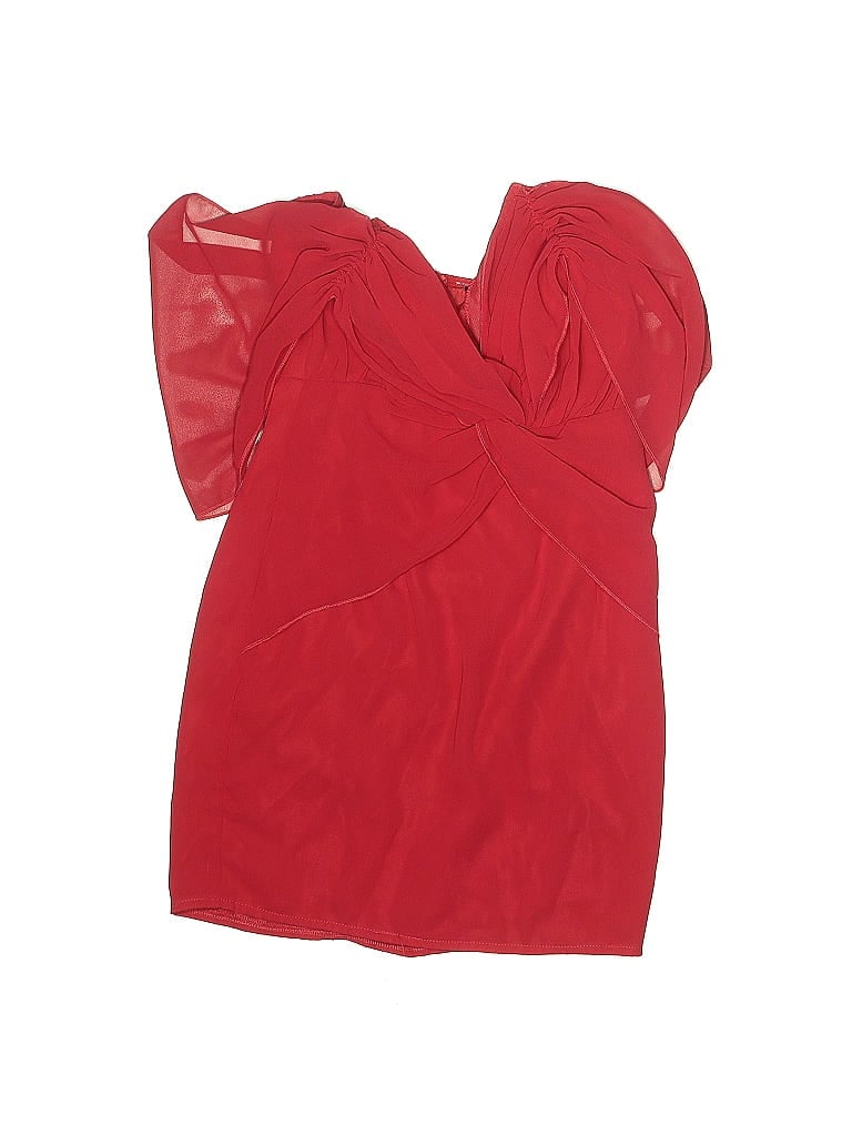 Pre-owned Prettylittlething Cocktail Dress In Red