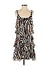 Bethany 100% Polyester Animal Print Brown Cocktail Dress Size S - photo 1
