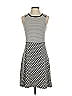 Ann Taylor LOFT Outlet Houndstooth Gray Casual Dress Size 2 - photo 1