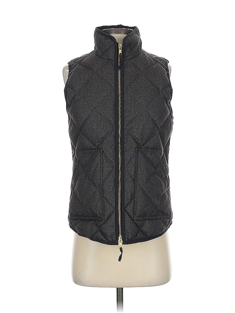 Pre-owned J.crew Factory Store Vest In Black