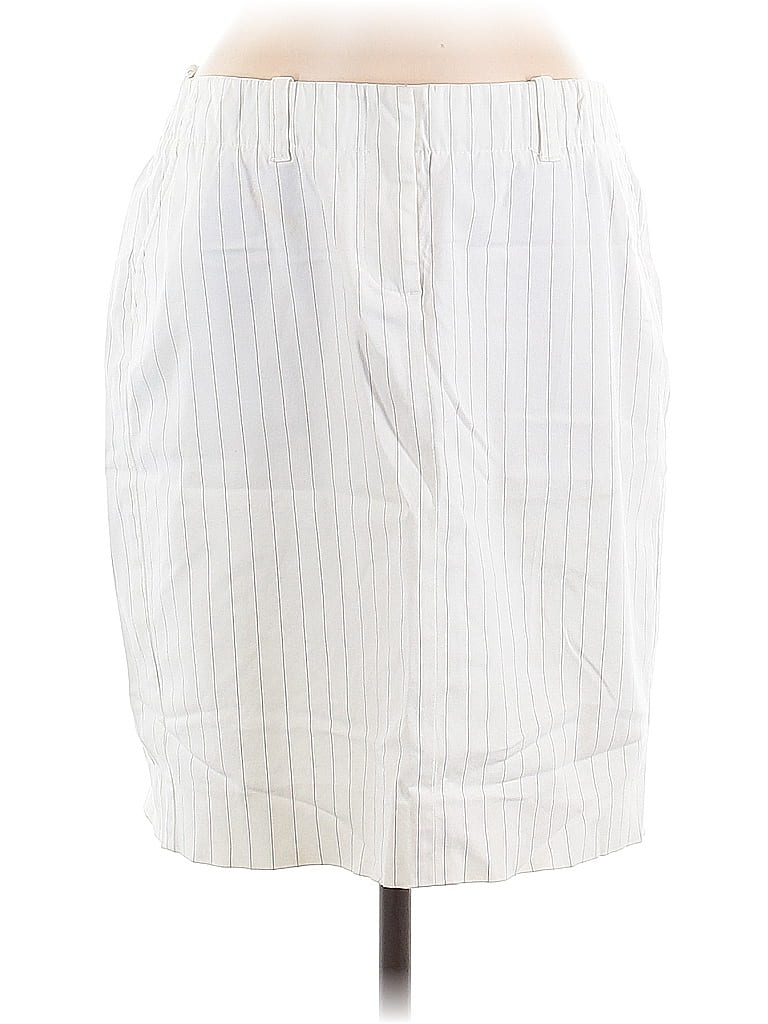 Pre-owned Theory Casual Skirt In White