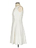 En Focus Studio Chevron-herringbone Ivory Cocktail Dress Size 4 - photo 5