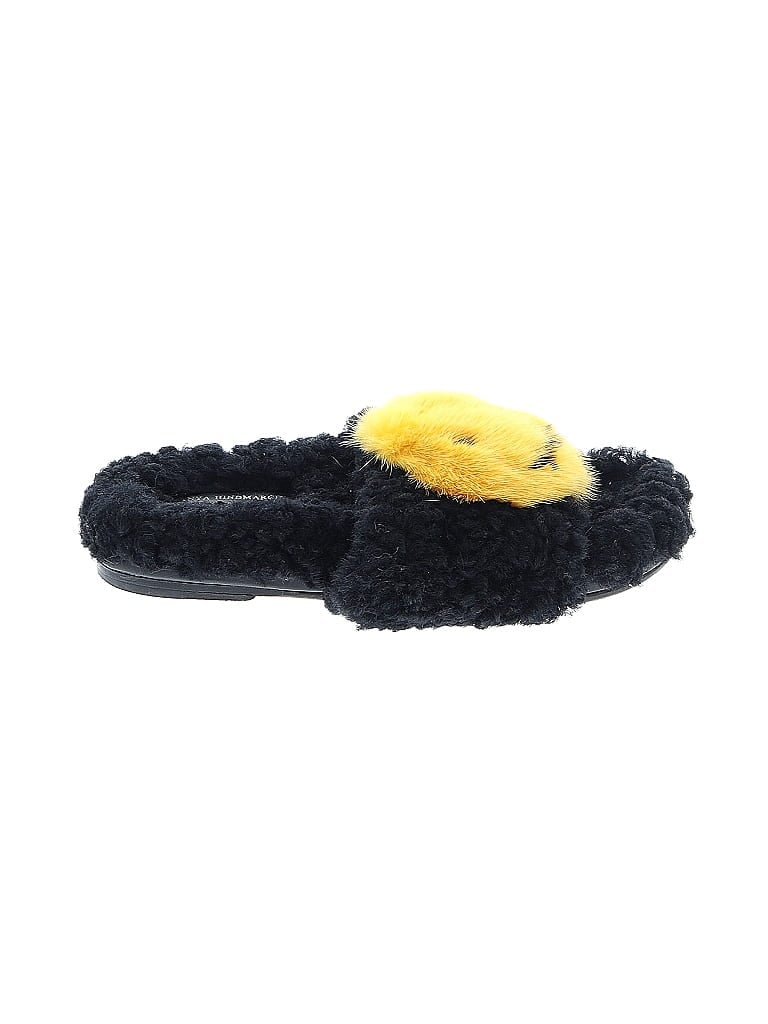 Anya Hindmarch Yellow Black Sandals Size EU 38 - photo 1