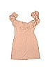 Saylor 100% Linen Tan Casual Dress Size XS - photo 2