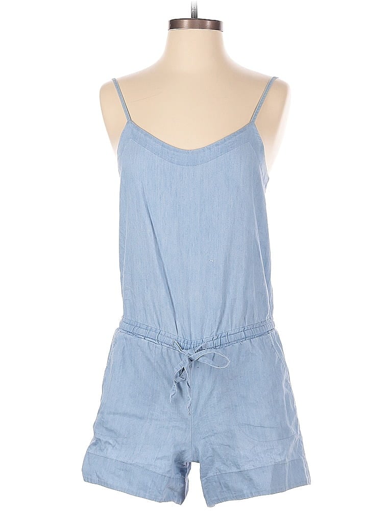 Ann Taylor LOFT Outlet Solid Blue Romper Size 0 - photo 1