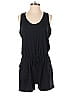 Marika Solid Black Romper Size L - photo 1