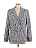 Evereve Plaid Gray Blazer Size M - photo 1