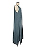LOGO by Lori Goldstein Solid Teal Casual Dress Size M - photo 4