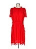 ML Monique Lhuillier 100% Polyester Red Cocktail Dress Size 12 - photo 1