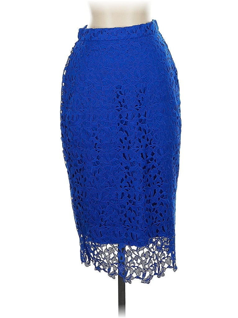 J.crew Collection Formal Skirt In Blue