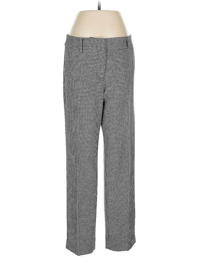 Talbots Houndstooth Gray Dress Pants Size 6 - photo 1