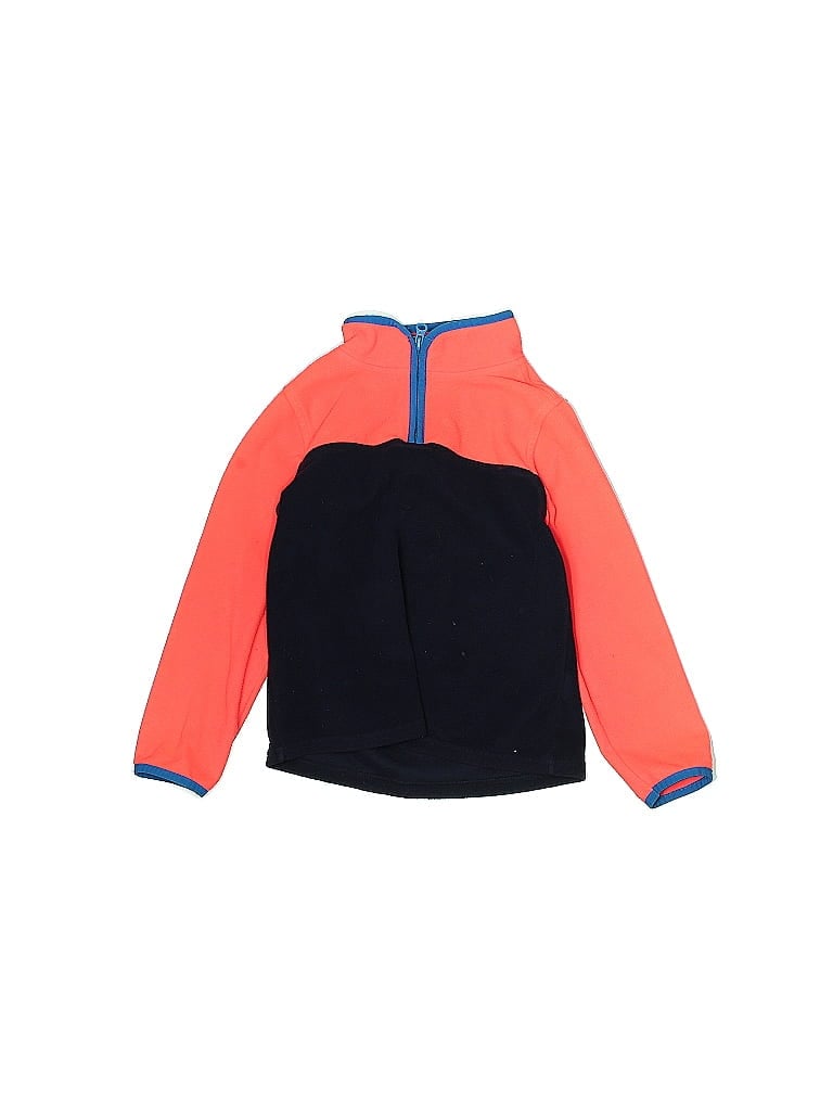 OshKosh B'gosh 100% Polyester Orange Zip Up Hoodie Size 7 (big kids) - photo 1