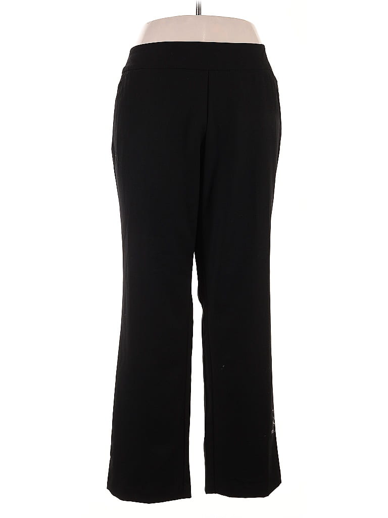 Avenue Solid Black Dress Pants Size 16 - photo 1