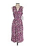 Worth New York 100% Silk Paisley Purple Casual Dress Size 4 - photo 2