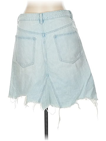 We the Free Denim Skirt (view 2)