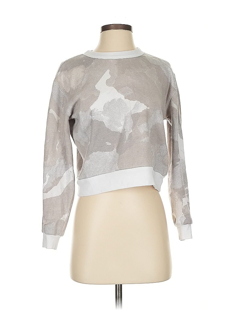 ALTERNATIVE Camo Silver Sweatshirt Size S - photo 1