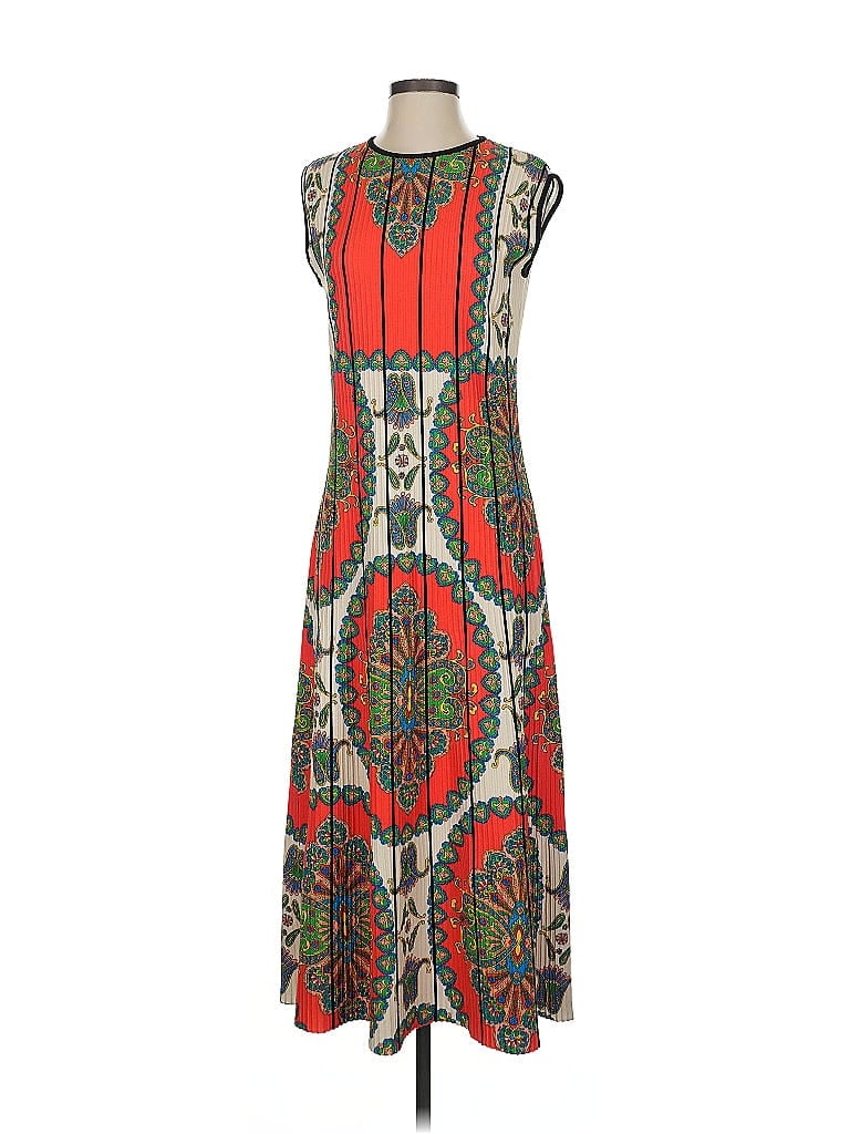 ETRO Print Red Casual Dress Size EU (IT) 42 / US 6 - photo 1