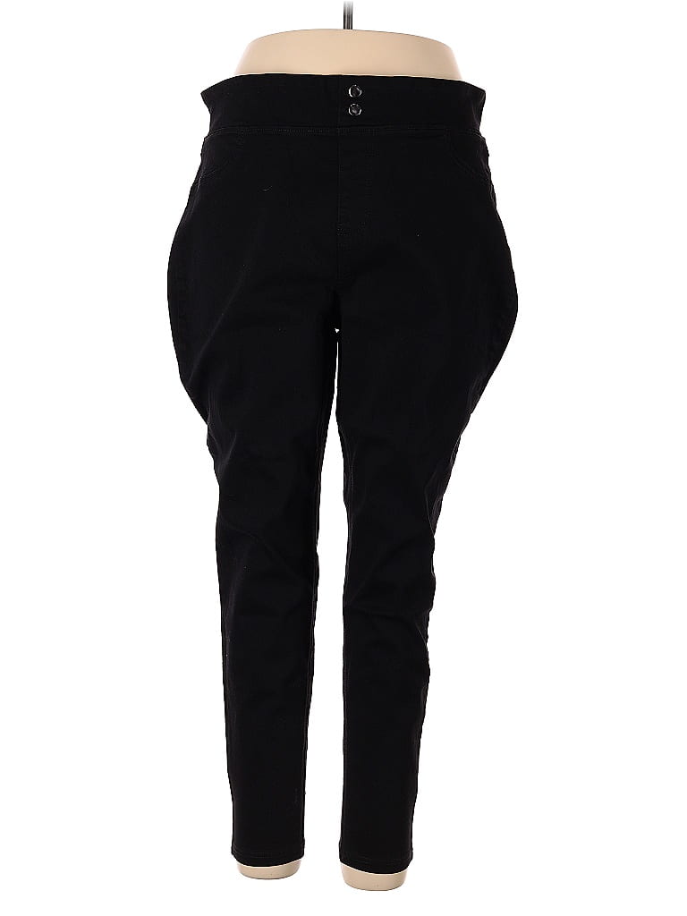 Terra & Sky Black Casual Pants Size 1X - photo 1