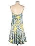 Just Cavalli Print Yellow Blue Cocktail Dress Size EU (IT) 44 / US 8 - photo 2