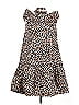 Sea New York Animal Print Brown Casual Dress Size 0 - photo 1