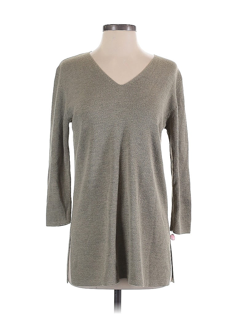 Chico's Design Gray Pullover Sweater Size S - photo 1
