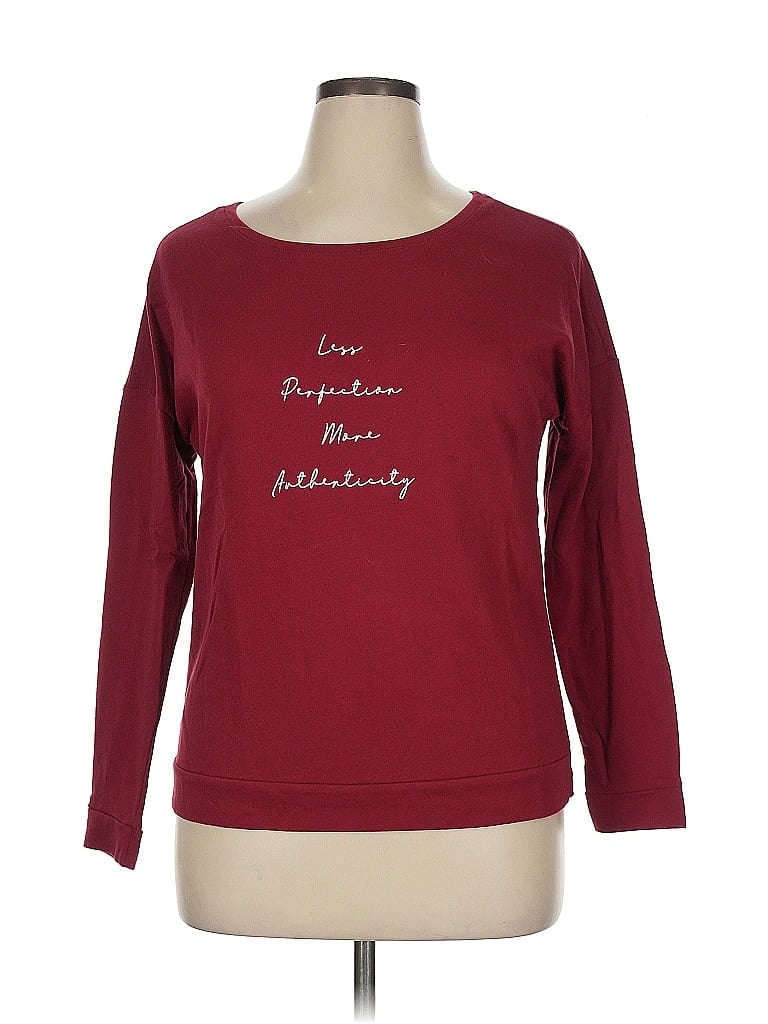 OM & AH Burgundy 3/4 Sleeve T-Shirt Size XL - photo 1