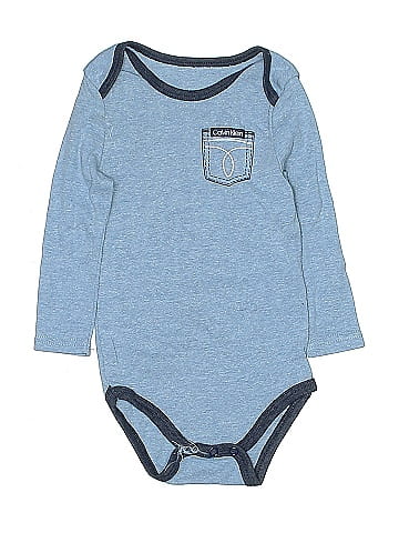 Calvin Klein Long Sleeve Onesie (view 1)