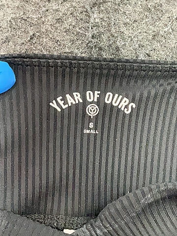 Year Of Ours Black Active Pants Size S