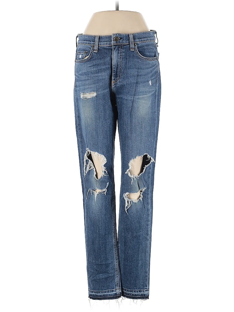 Rag & Bone/JEAN Graphic Blue Jeans Size 27 waist - photo 1