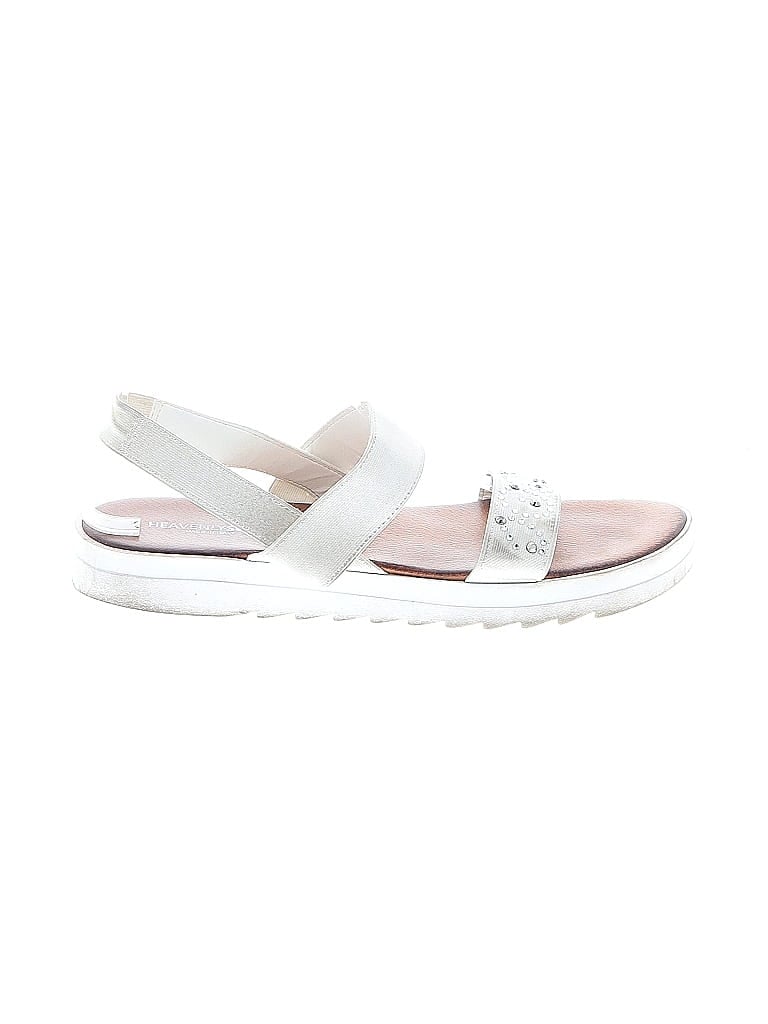 Assorted Brands White Sandals Size 7 (wide) - photo 1