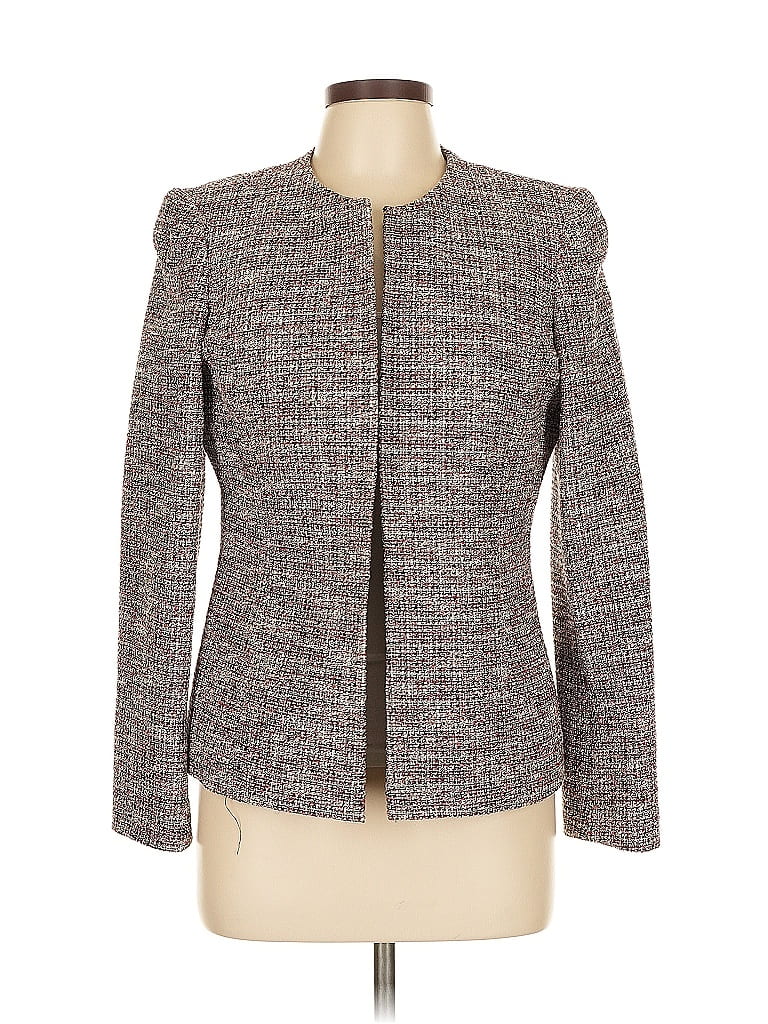 Kasper Tweed Gray Jacket Size 10 - photo 1