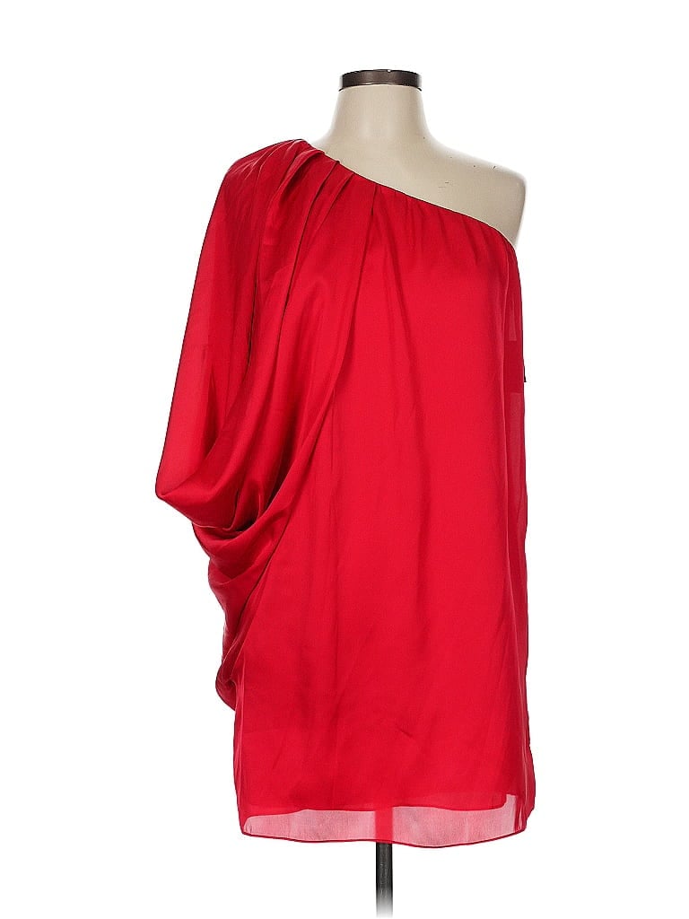 Pre-owned Aidan Mattox Cocktail Dress In Red