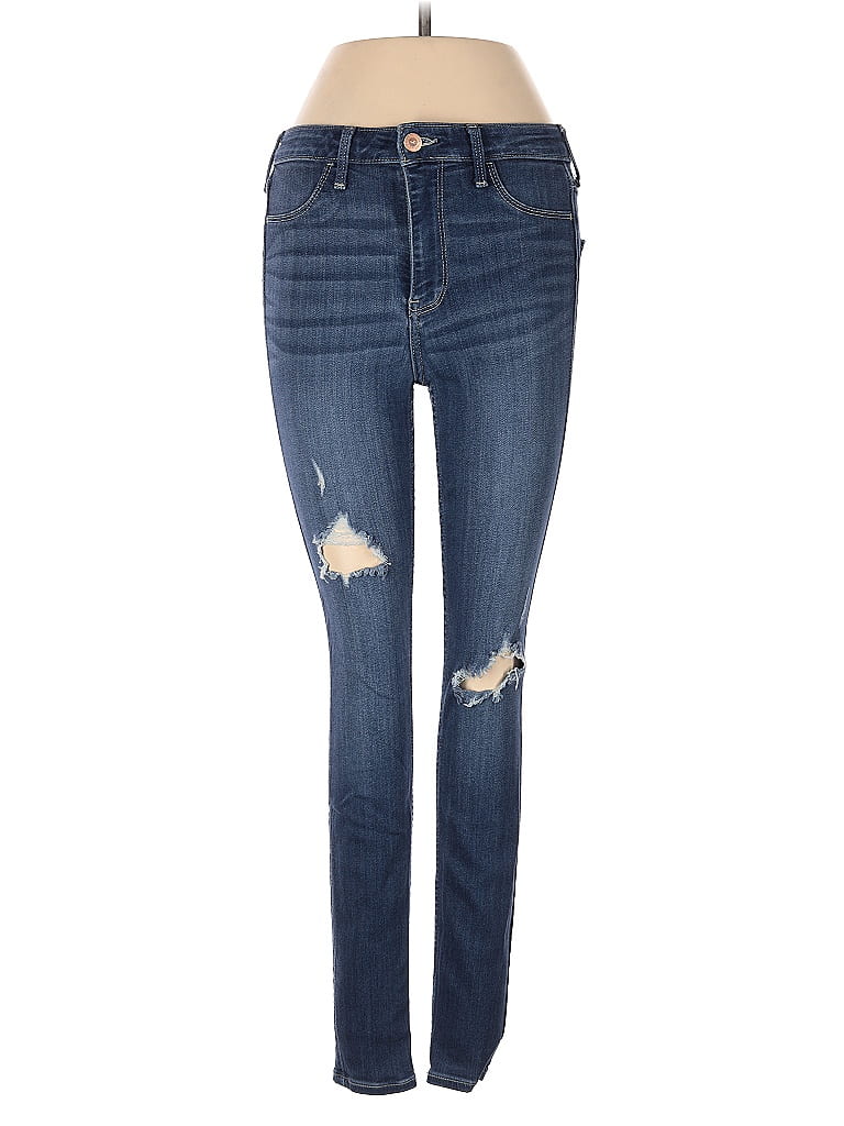 Pre-owned Hollister Jeans In Blue