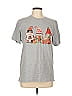 Canvas Print Gray Short Sleeve T-Shirt Size L - photo 1