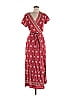 Prettygarden 100% Viscose Paisley Red Casual Dress Size M - photo 1