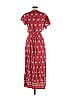 Prettygarden 100% Viscose Paisley Red Casual Dress Size M - photo 2