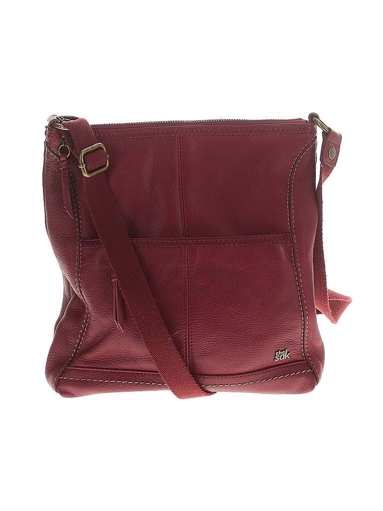 The Sak 100% Leather Burgundy Red Leather Crossbody Bag One size - photo 1